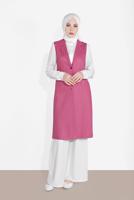 Vêtements hijab FUCHSIA ALVINA GILET ZIPPÉ 4020