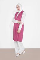 Vêtements hijab FUCHSIA ALVINA GILET ZIPPÉ 4020
