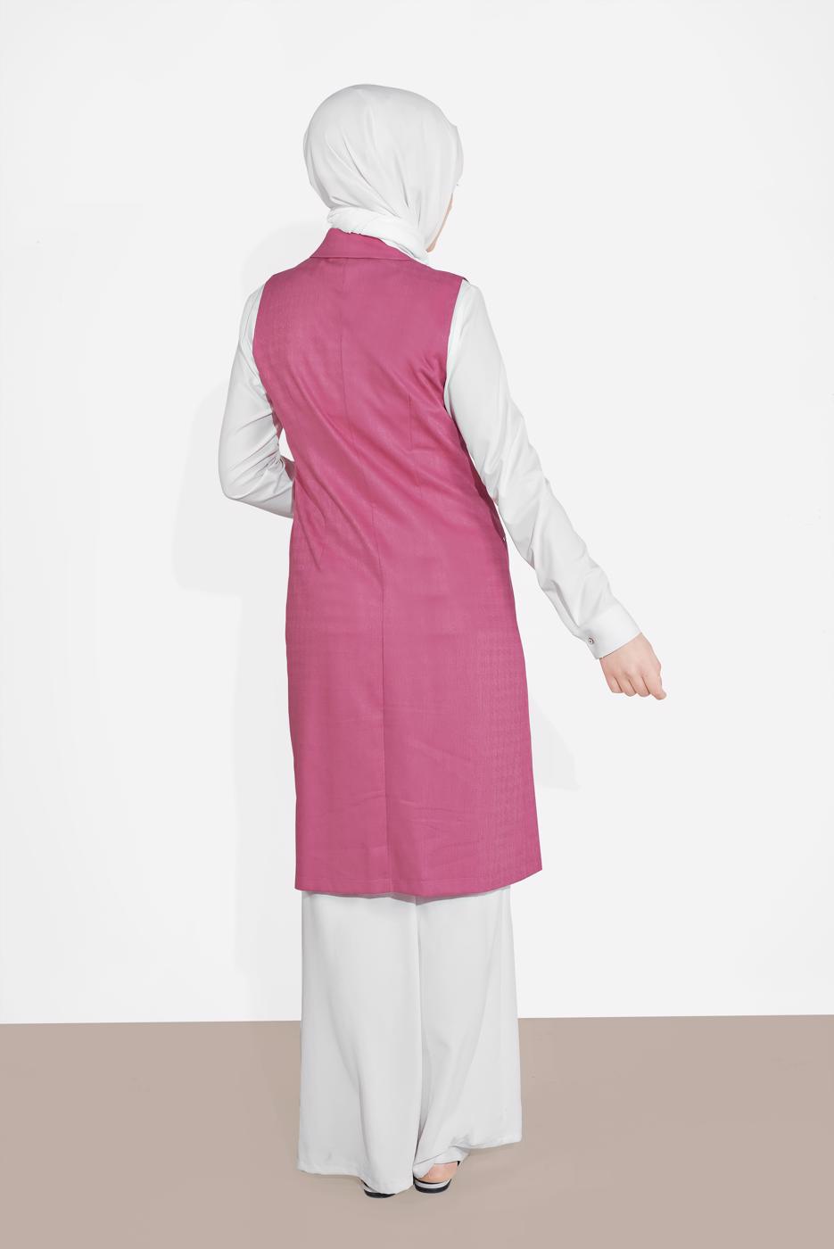 Vêtements hijab FUCHSIA ALVINA GILET ZIPPÉ 4020