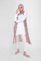 Vêtements hijab POUDRE GILET À FRANGES À PAILLETTES T 40871