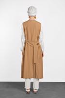 Vêtements hijab ORANGE ALVINA GILET CÔTELÉ AVEC CEINTURE  4182  