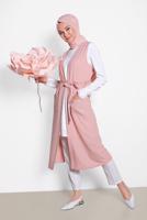 Vêtements hijab POUDRE ALVINA GILET CÔTELÉ AVEC CEINTURE  4182  