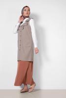 Vêtements hijab VISON ALVINA GILET À VOLANTS T 4184