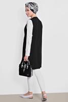 Vêtements hijab NOIR GILET PLISSÉ ALVINA T 4244