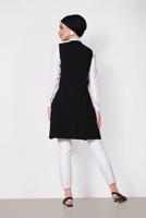 Vêtements hijab NOIR ALVINA GILET À BRODÉ T 4248