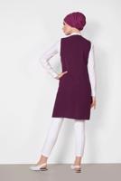 Vêtements hijab POURPRE ALVINA GILET À BRODÉ T 4248