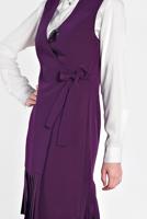 Vêtements hijab POURPRE GILET PLISSÉ 4249