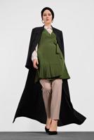 Vêtements hijab KAKI GILET PLISSÉ 4249