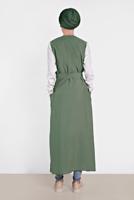 Vêtements hijab KAKI T 4451 ALVİNA  NİLYA YELEK