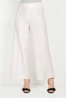 Tesettür giyim KREM ALVİNA GENİŞ PAÇA PANTOLON T 70054