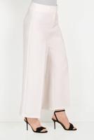 Tesettür giyim KREM ALVİNA GENİŞ PAÇA PANTOLON T 70054