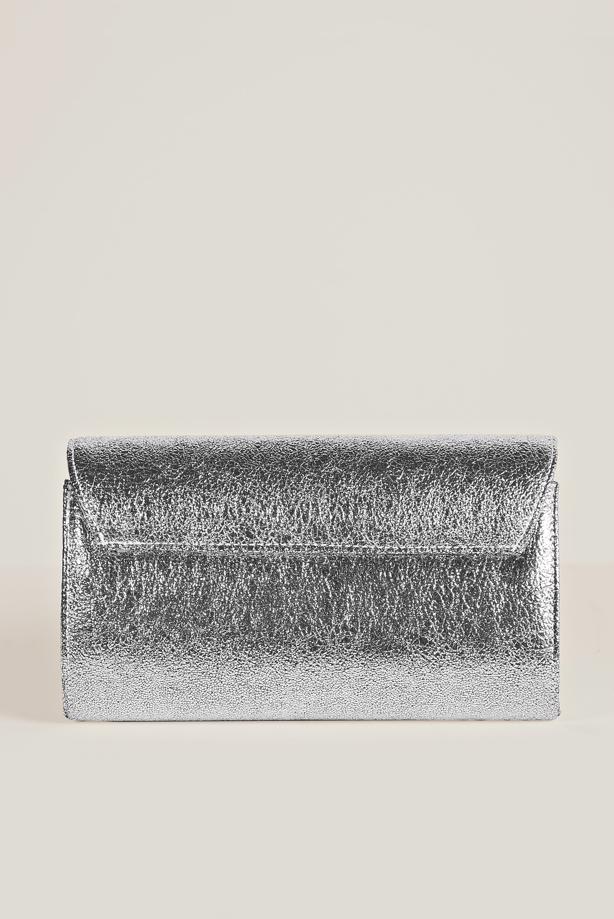 Tesettür giyim GÜMÜŞ T 09 ALVİNA ABİYE  ÇANTA - TRENDTESETTÜR