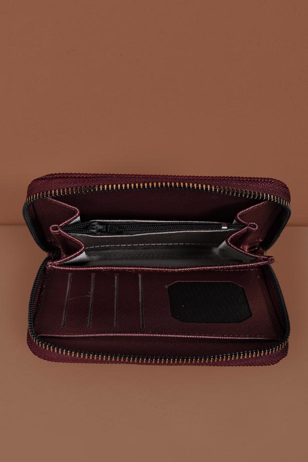 Vêtements hijab ROUGE BORDEAUX ALVİNA PORTE MONNAIE 1025 - TRENDTESETTÜR