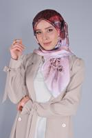 Hijab clothing GREEN ALVİNA PATTERNED SCARF 5379 