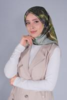 Tesettür giyim GÜMÜŞ ALVİNA DİJİTAL SURA EŞARP 5379 