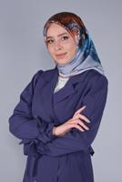 Vêtements hijab POUDRE ÉCHARPE À MOTIF ALVİNA 5379