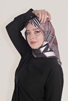 Vêtements hijab ROSE ÉCHARPE EN TWILL NUMÉRIQUE ALVINA 8024