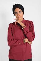  ALVİNA YAKASI BAĞLI BLUZ 40266