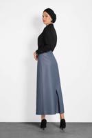 Vêtements hijab NOIR ALVINA BLOUSE À COL NOUÉ 40266