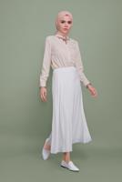 Hijab clothing BEIGE ALVINA BOW-TIE BLOUSE 40266 