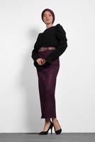 Hijab clothing BLACK GIGOT SLEEVED BLOUSE 40334