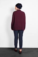 Vêtements hijab ROUGE BORDEAUX ALVINA CHEMISIER À EMBELLI 40335 