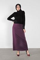 Vêtements hijab NOIR PULL EN TRICOT À COL ROND 4526