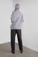 Tesettür giyim GRİ TAŞLI TRİKO KAZAK 5605 