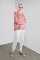 Vêtements hijab ROSE PULL EN TRICOT À VERROTERIES 5605