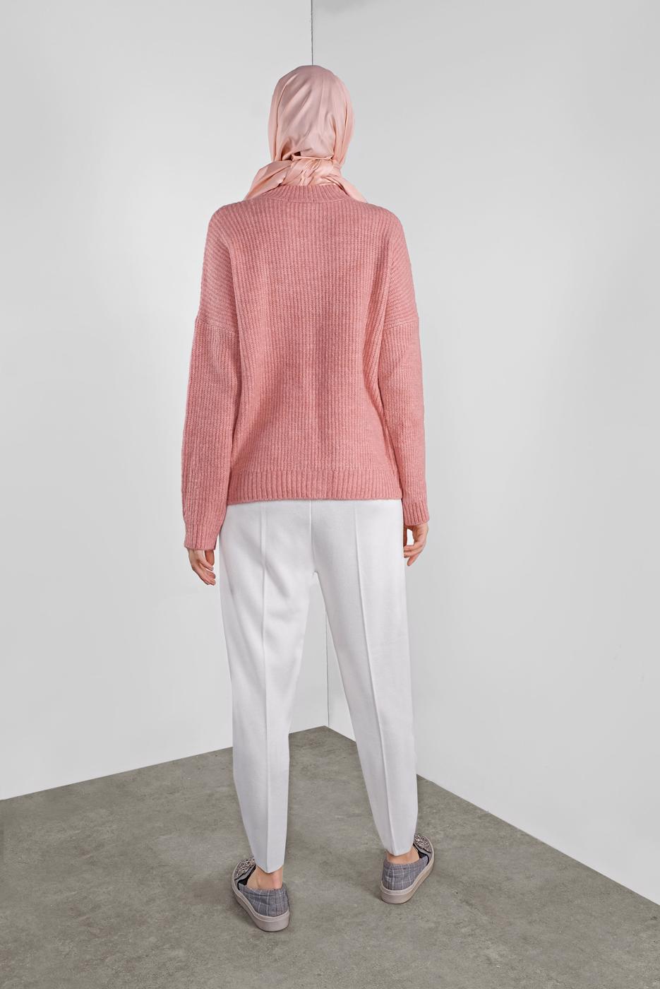 Vêtements hijab ROSE PULL EN TRICOT À VERROTERIES 5605