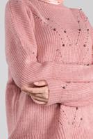 Vêtements hijab ROSE PULL EN TRICOT À VERROTERIES 5605