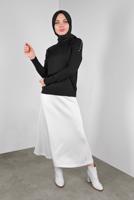 Tesettür giyim SİYAH TAŞ VE SİM DETAYLI TRİKO KAZAK 8132 