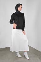 Tesettür giyim SİYAH TAŞ VE SİM DETAYLI TRİKO KAZAK 8132 