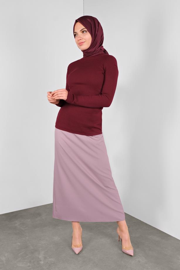 Tesettür giyim  FİTİLLİ TRİKO KAZAK 9002