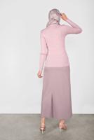 Vêtements hijab POUDRE PULL EN TRICOT À CÔTELÉ 9202