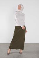 Tesettür giyim KREM FİTİLLİ KAZAK 9426 