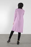 Tesettür giyim MOR CEPLİ TRİKO HIRKA 15441