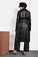 Tesettür giyim SİYAH ALVİNA KEMERLİ DERİ CEKET 40395	