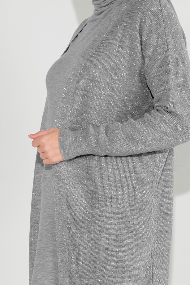 Hijab clothing  KNIT CARDIGAN 64441 - TRENDTESETTÜR