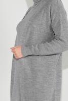 Hijab clothing GREY KNIT CARDIGAN 64441