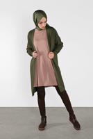 Hijab clothing KHAKI KNIT CARDIGAN 64441