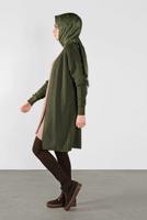 Hijab clothing KHAKI KNIT CARDIGAN 64441