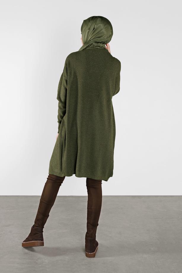 Hijab clothing  KNIT CARDIGAN 64441 - TRENDTESETTÜR