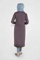 Vêtements hijab VERT VESTE ZIPPÉ À CAPUCHE 0729