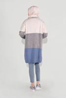 Tesettür giyim LACİVERT RENKLİ TRİKO HIRKA 0817 