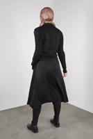 Tesettür giyim SİYAH DAMLA KOL TRİKO HIRKA 7842 