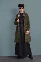 Tesettür giyim SİYAH KEMERLİ ELBİSE 40382	