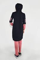 Tesettür giyim LACİVERT KOLLARI BASKILI  BAĞCIKLI  EŞOFMAN TAKIM 15104