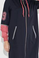 Tesettür giyim LACİVERT KOLLARI BASKILI  BAĞCIKLI  EŞOFMAN TAKIM 15104