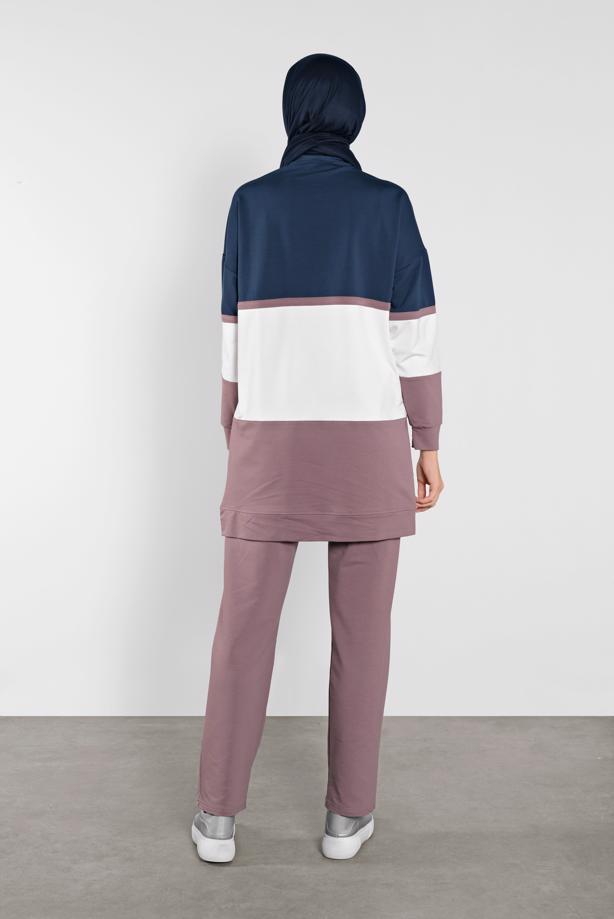 Vêtements hijab  COLORFUL COTTON TRACKSUIT 5708  - TRENDTESETTÜR